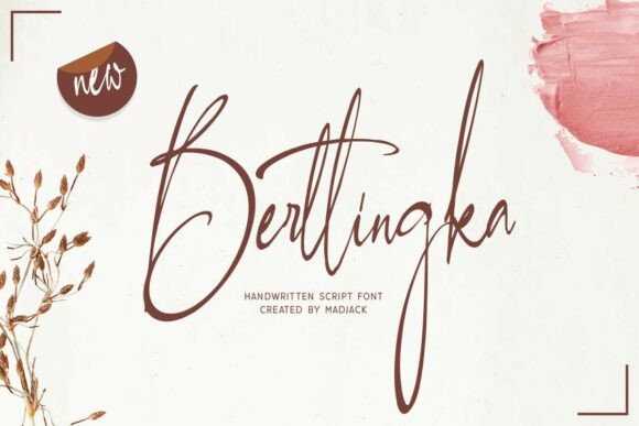 Berltingka: A Modern Script Font for Creative Branding