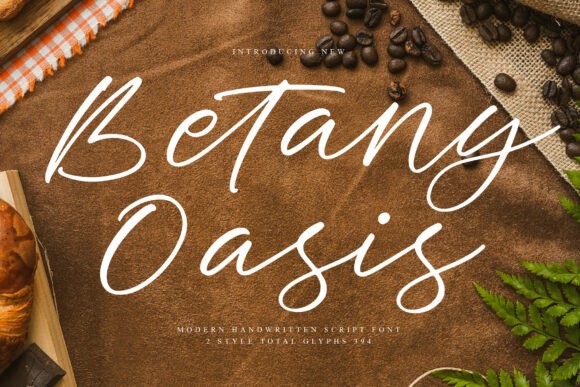 Betany Oasis Font for Modern Web Design