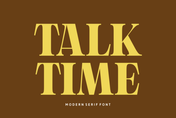 Bring Your Brand to Life with Talk Time Font
