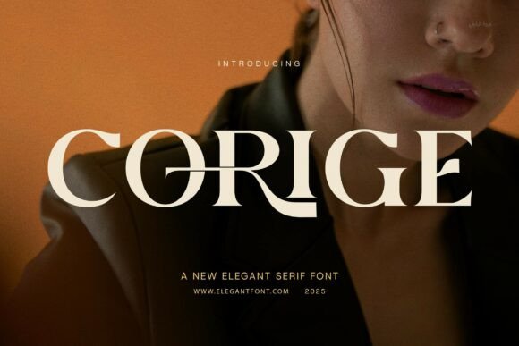 Corige Serif Font for Modern Editorial Design