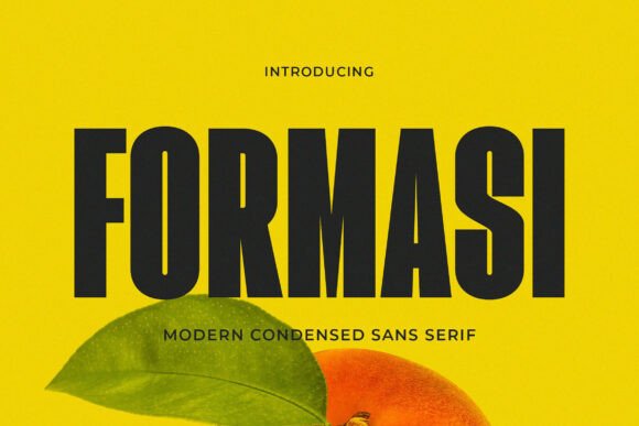 Formasi: A Modern Sans Serif Font for Bold Branding