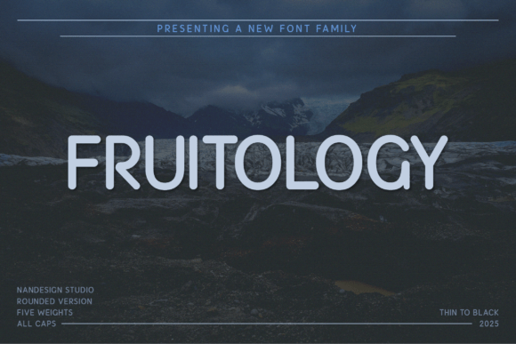 Fruitology Rounded: A Modern Sans Serif Font for Editorial Design
