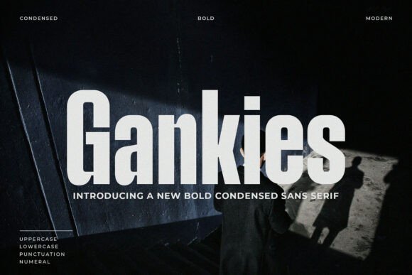 Gankies: A Bold Sans Serif Font for Editorial Impact
