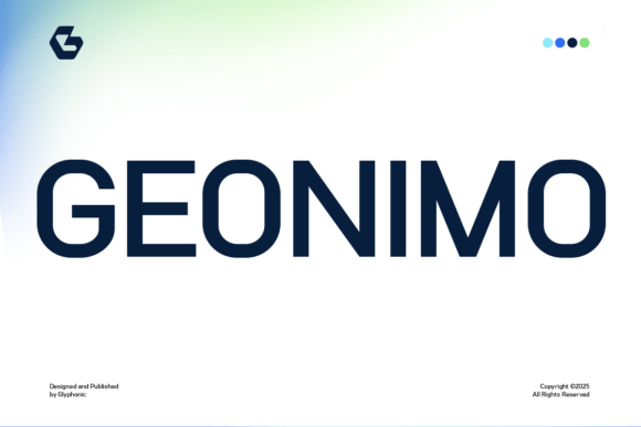Geonimo: A Modern Sans Font for Bold Branding