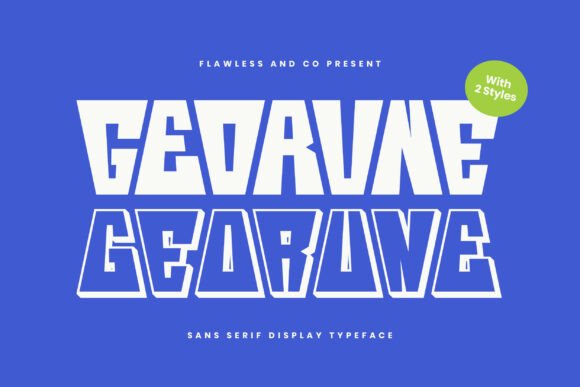 Georune: The Futuristic Font That Elevates Your Campaigns