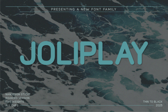 Joliplay Rounded: A Modern Sans Serif Font for Editorial Projects