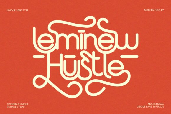 Leminew: A Modern Sans Serif Font for Bold Branding