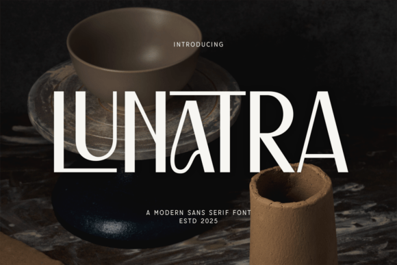 Lunatra: A Modern Sans Serif Font for Editorial Design