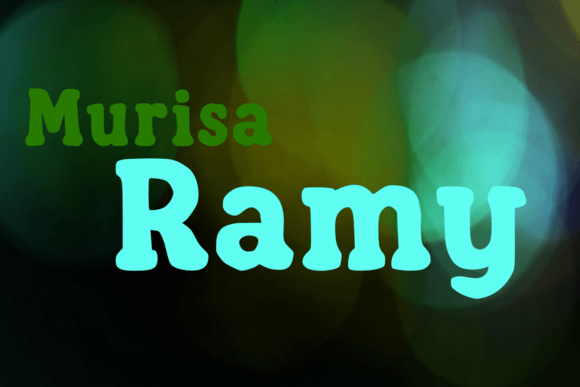 Murisaramy Regular: A Playful Slab Serif Font for Bold Branding