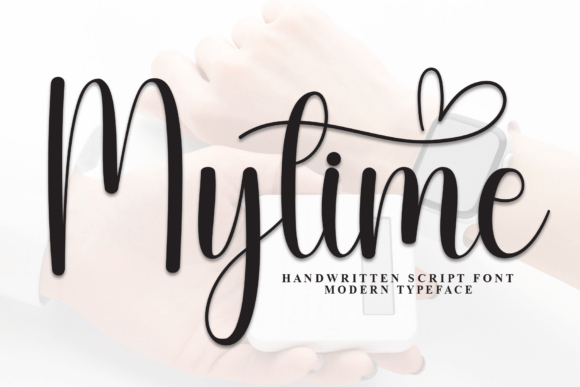 Mytime: A Modern Script Font for Web Design