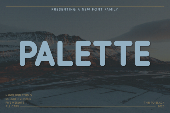 Palette Rounded: A Font That Brings Warmth to Handmade Creations