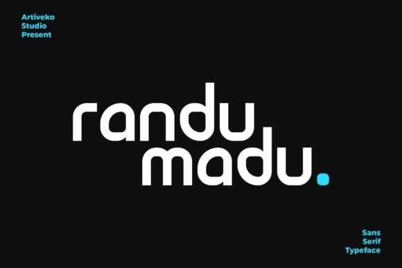 Randu Madu: A Modern Sans Serif Font for Branding Projects