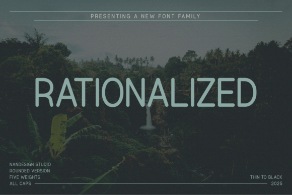 Rationalized Rounded: A Modern Sans Serif Font for Bold Branding