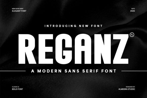Reganz: A Modern Sans Serif Font for Editorial Design