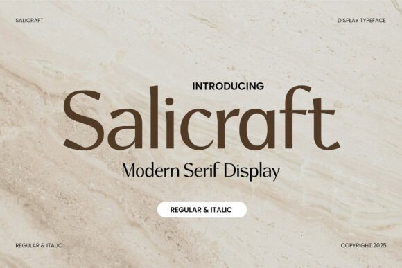 Salicraft: The Serif Font That Elevates Your Campaigns