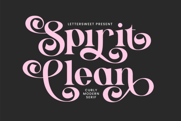 Spirit Clean Font for Handmade Projects