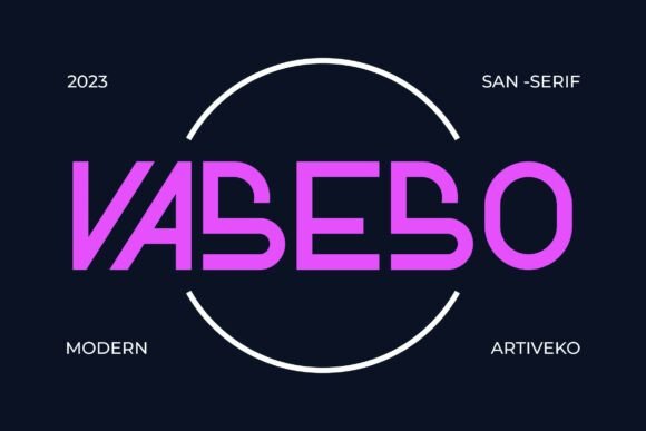 Vaseso: A Modern Font for Handmade Creations