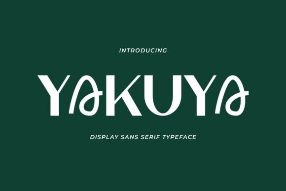 Yakuya: A Modern Sans Serif Font for Premium Branding
